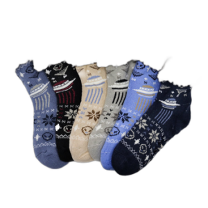 Joy Intime – Meia De Cano Alto Forrada Com Desenho - XD-INM